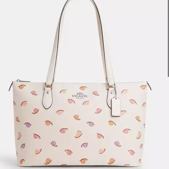 Coach Handbags - Coach Gallery Tote Bag With Snail Print